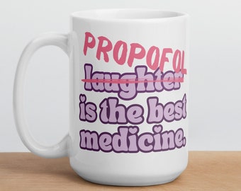 CRNA-mok voor anesthesiemedewerker Cadeau voor CRNA Grappige mok
