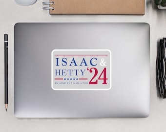 Ghosts Sticker Geister US Isaac & Hetty Wahlaufkleber | Geister CBS Merch