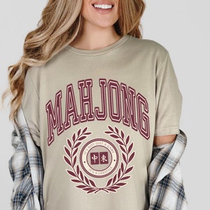 Mahjong Tee For Mahjong Players Gift Mahjong Fan
