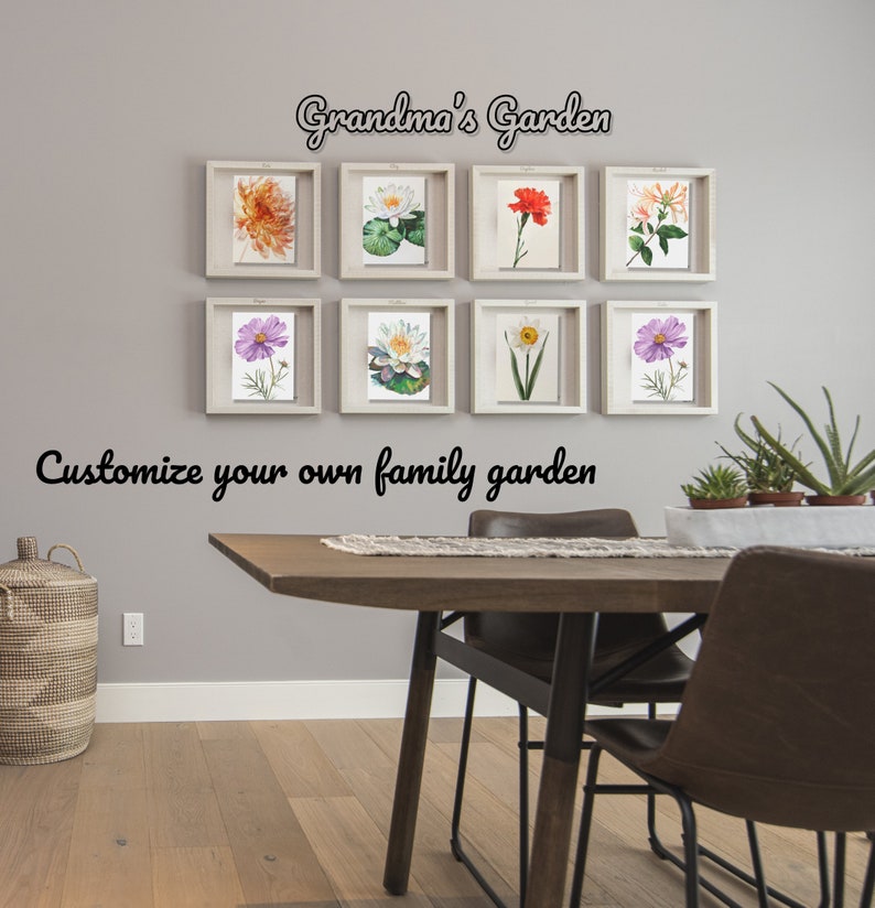 September Birth Flower Print Morning Glory 5x7 Canvas Tile Print Home