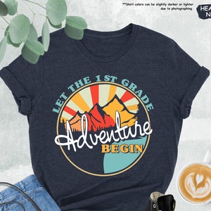 Let The Adventure Begin Shirt, Custom School Adventure Shirt,Grade Level Teacher Shirt,Cool Teacher Sweater,Back To School,Welcome To School