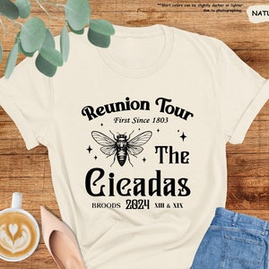 The Cicadas Shirt, Cicada Shirt, Cicada Reunion Tour Shirt,Cicada Gift,Cicada 2024,Bug Lover Gift,Cicada Summer 2024 Shirt,Nature Lover Gift