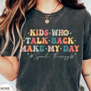 Comfort Colors® Speech Therapy Shirt, Speech Therapist Shirt, Speech Language Pathologist Gifts, SLP Tshirt, SLP Speech Therapist Gifts