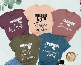 Personalized I&#39;m Bringing The Birthday Party Shirt, Custom Birthday Shirt, Funny Birthday Shirt, Birthday Gifts, Funny Birthday Trip Shirts