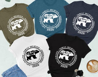 Gatlinburg Family Vacation 2026 Shirt, Family Matching Tees, The Mountains Are Calling, Natural Lover Gift, Mountain Shirt, Camping Gifts