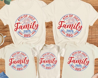 4th Of July Family BBQ Shirts, Family BBQ Shirts, Family Reunion Shirts,Patriotic Family Shirt, 4th Of July Matching Family, Family Matching