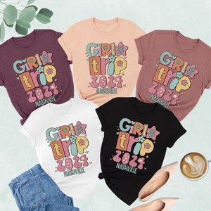 Custom Girls Trip 2025 Shirts,Girls Trip Shirt,Girls Vacation Tee,Custom Location Shirt,Girls Weekend Shirts,Summer Girls Shirt,Besties Trip