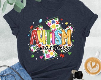 Autism Awareness Puzzle Shirt, Autism Puzzle Shirt, Autism Tshirt, Autism Teacher Tee, Autism Support Shirt, Sped Teacher Gift, Autism Gifts