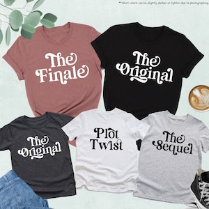 Matching Family Shirts,Siblings Shirts,Original Sequel Finale Plot Twist Tees,Matching Siblings,Kids And Parents Shirt,New Baby Announcement