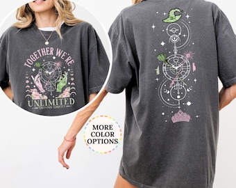 Comfort Colors® Together We're Unlimited Shirt, Wicked Shirt, Defying Gravity Shirt, Wizard Musical Tee, Wizard Movie Fan Gift, Gift For Her
