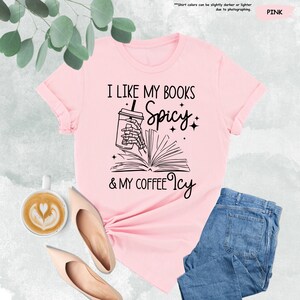 a t - shirt that says i like my books and my coffee