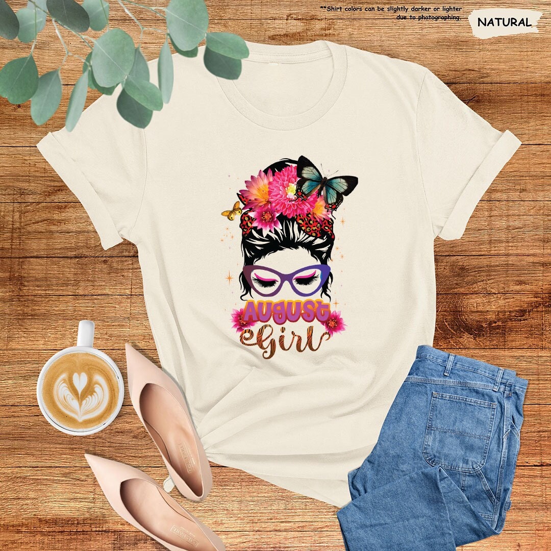 Buy August Girl Shirt, August Birthday Girl Shirt,august Birthday