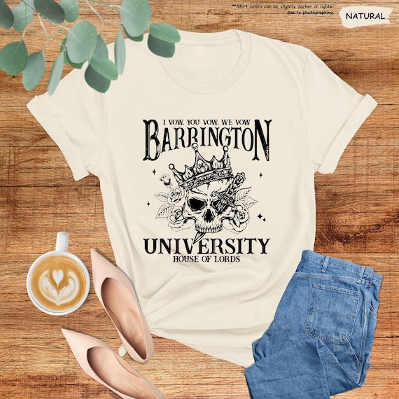Barrington University Shirt, The Ritual Shirt,Dark Romance Sweater,Spicy Book Shirt,Book Lover Gift,Book Club Tee,Bookish Tee,Fantasy Reader