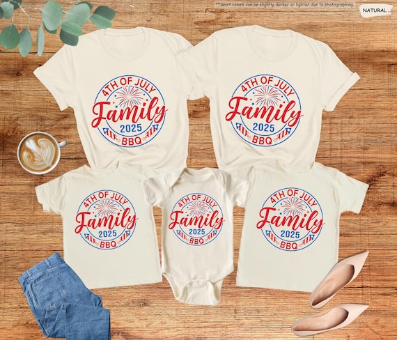 4th Of July Family BBQ Shirts, Family BBQ Shirts, Family Reunion Shirts,Patriotic Family Shirt, 4th Of July Matching Family, Family Matching