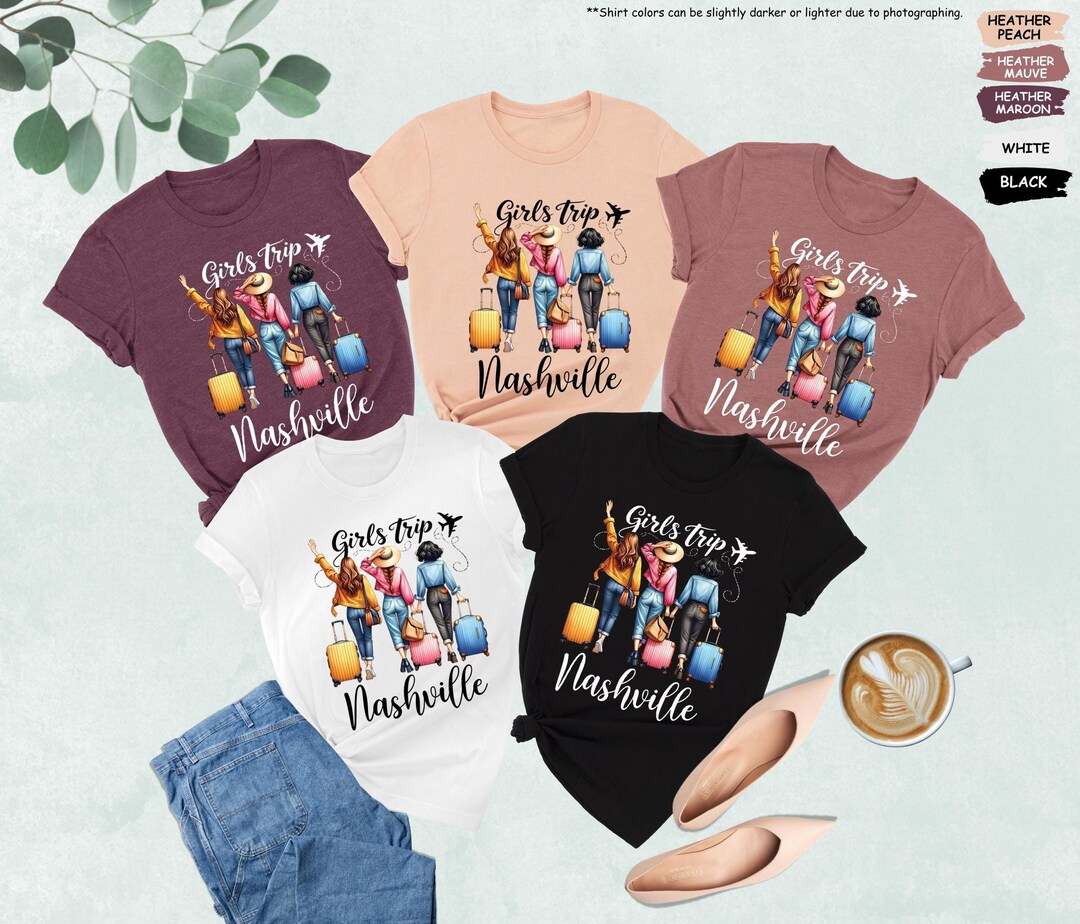 Personalized Girls Trip Stickers - Custom Names Waterproof Vinyl Decals For Water Bottles & Laptops