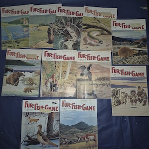 Fur, Fish, Game magazines year 1966.
