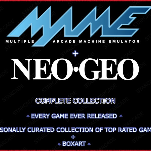 90GB! Compete Arcade ROM Collection - Tutti i giochi Arcade pubblicati fino al 2003 - (MAME e FBNEO), oltre alla mia raccolta dei giochi più apprezzati