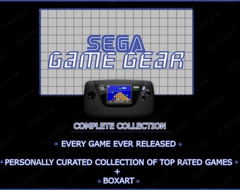 Complete Sega Game Gear ROM collection - all 547 games! + My Personal collection of the top titles ever released with BoxArt