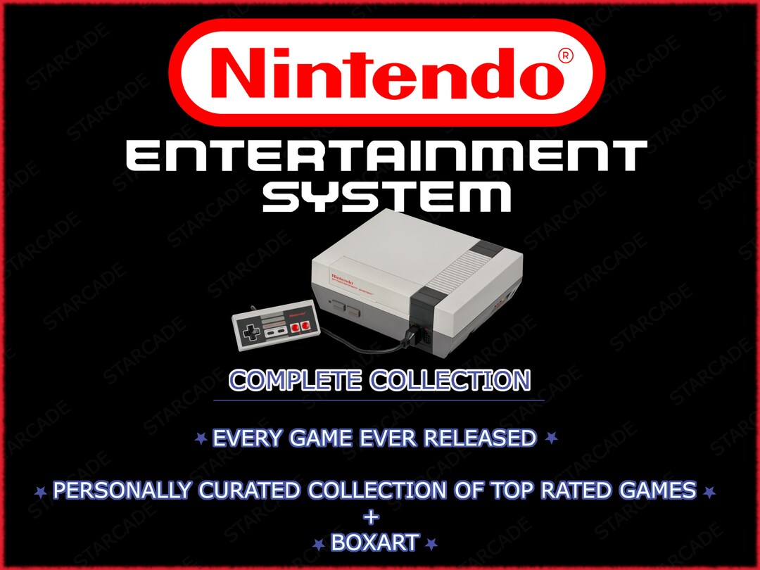 Complete NES Collection 1300 Games Personal Collection of Top Rated