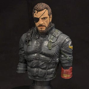 Venom Snake Bust: Hand-Painted Metal Gear Solid V Resin Statue