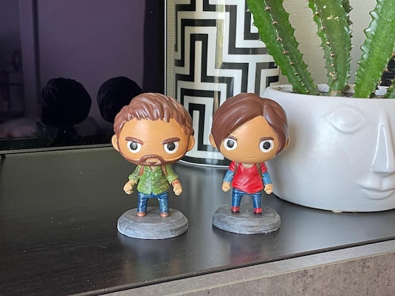 The Last of Us Vinyl Toy Ellie and Joel Cute Gamer Dolls Gift Game Room Decor Accessories