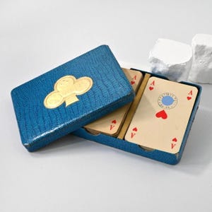 Card game // Rummy // Bridge // Canasta // Whist // Poker // Schmid playing cards // French deck // Slipcase // 1930s