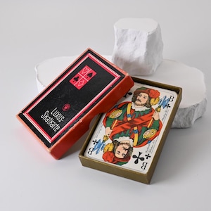 Jogo de cartas // Skat // Cartas de baralho Altenburger // Baralho francês // Caixa de cartas de baralho // Década de 1940