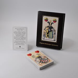 Jeu de cartes // Skat // Cartes à jouer Altenburger // Cartes Leipziger Messe // Jeu de cartes allemand // Boîte à cartes à jouer // Édition fac-similé // Réimpression