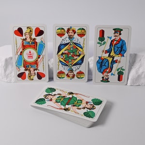 Kaartspel // Skat // Altenburger speelkaarten DDR // Pruisisch dubbel kaartspel // Skat met Duits kaartspel // DDR speelgoed // Jaren 80
