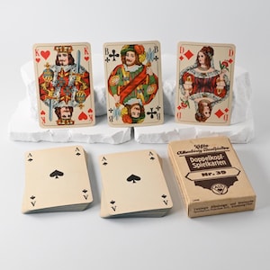 Doppelkopf-Spielkarten Nr. 39 // Altenburger & Stralsunder Spielkartenfabriken AG // Französisches Blatt - 2×24 Karten // 1940er Jahre