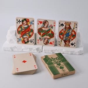 Gioco di carte // Skat // Carte da gioco Altenburger // Mazzo francese // Impero tedesco // Anni '40