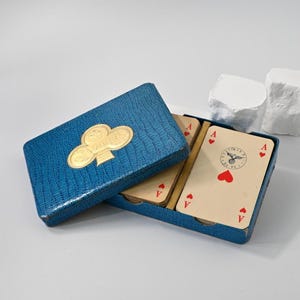 Juego de cartas // Rummy // Bridge // Canasta // Whist // Baraja Schmidt // Baraja francesa // Estuche // Década de 1930