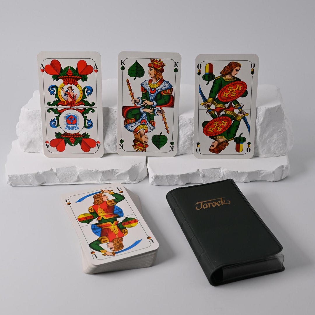 Jeu De Cartes Ancien – Schafkopf Tarock – Schmid FX, BMA – Tarot Allemand (état Bon)