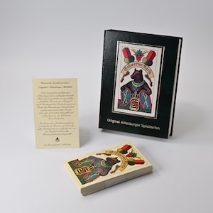 Kartenspiel // Skat // Altenburger Spielkarten // Schwerdter Karte // deutsches Blatt // Spielkartenbox // Faksimile Edition // Reprint