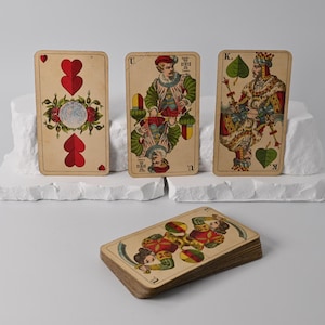 Kartenspiel // Skat // Altenburger Spielkarten //  Bayerisches Doppelbild // Reklame // deutsches Blatt // 1930er Jahre