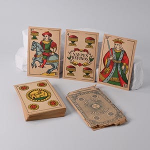 Carte da gioco // Carte da gioco belghe // Immagine spagnola // Carte da gioco antiche // Leonard Biermans dal Belgio // Anni '20