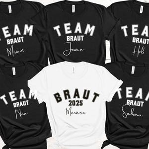Personalized Team Bride T-Shirt: Bachelorette Party Outfit