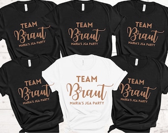 Team Bride T-Shirt: Bachelorette Party Matching Outfit