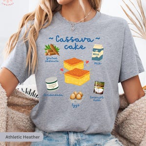 filipino food shirt, cassava cake shirt, funny tagalog shirt, kakanin shirt, pinoy food lover, ube cassava top, philippine food shirt