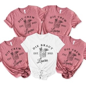 Team Braut, JGA, Bachelorette Shirt, Junggesellinnenabschied, t shirt jga braut, Trauzeugin, jga frauen, Hochzeit, Geschenk Freundin