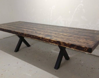 Holztisch / Esstisch / Küchentisch / Tafel / Schreibtisch: 300,0 x 108,5 cm für 10-12 Personen