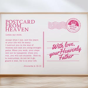 Art mural chrétien rose et girly, illustration chrétienne, carte postale, proverbes, art mural chrétien tendance, affiches de versets bibliques esthétiques, adolescentes