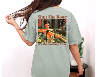 Chemise livresque romantique romantique Reader Book Addict Amoureux des livres Cadeau livresques pour elle Livres épicés Romance sombre Chemise noire Cadeau BookTok