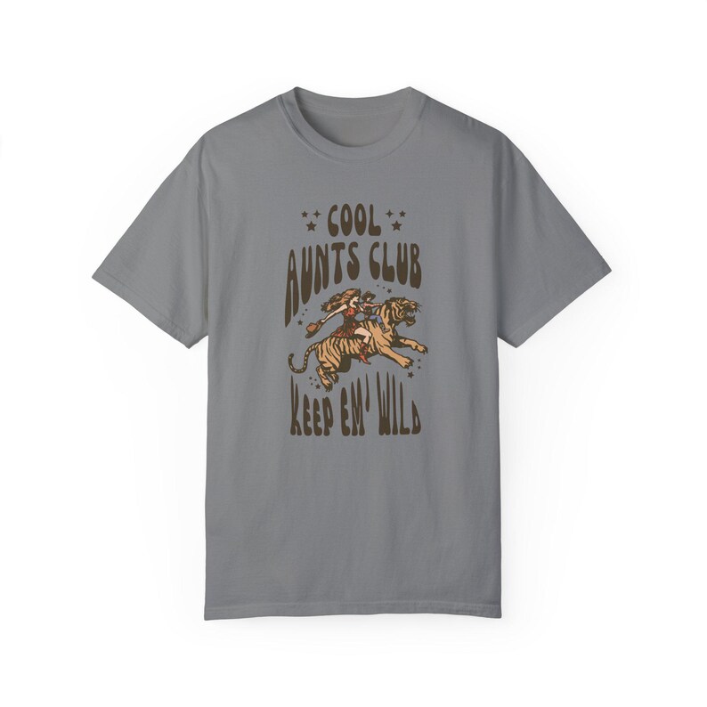 Auntie Shirt Auntie Era Cool Aunt Shirt Future Aunt Gifts Promoted to Aunt Auntie Sweatshirt Somebodys Feral Aunt Shirt Cute But Feral Shirt image 5