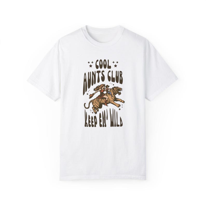 Auntie Shirt Auntie Era Cool Aunt Shirt Future Aunt Gifts Promoted to Aunt Auntie Sweatshirt Somebodys Feral Aunt Shirt Cute But Feral Shirt image 4