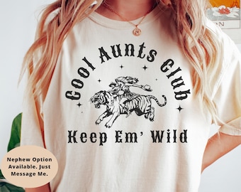 Auntie Shirt Auntie Era Cool Aunt Shirt Future Aunt Gifts Promoted to Aunt Auntie Sweatshirt Somebodys Feral Aunt Shirt Cute But Feral Shirt