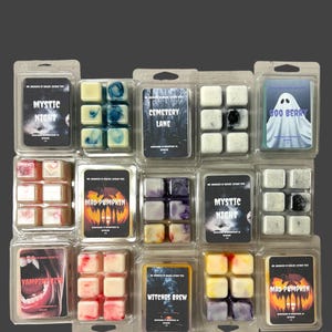 Strong scented Halloween wax melts, fall wax melts, choose your scents, soy wax melts, Halloween gift, Fall wax melts