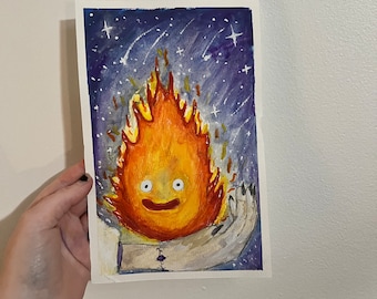 Calcifer watercolor