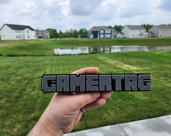 Personalized Custom Gamertag - Mining Themed Nameplate - Crafting Game Room Decoration - Gift for Gamers
