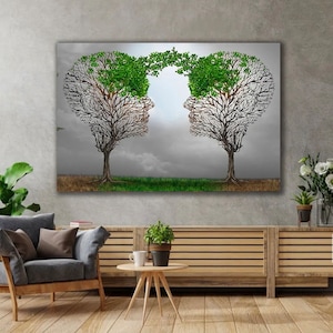 Kunstdruck auf Leinwand, Psychotherapie, Therapieraum, Consuelor Office